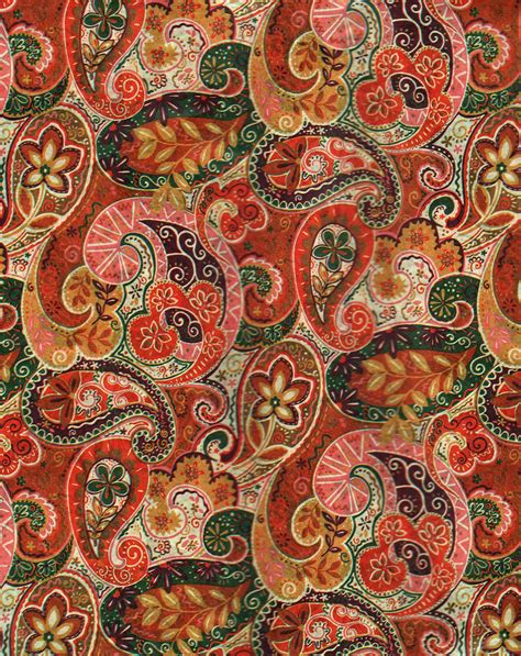 Autumn Paisley Pattern I Love Autumn This Is One Of My