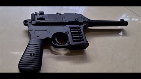 Mauser C96 Water Gel Gun Real Scale Toy Gun Wgg By Tjap54 Youtube