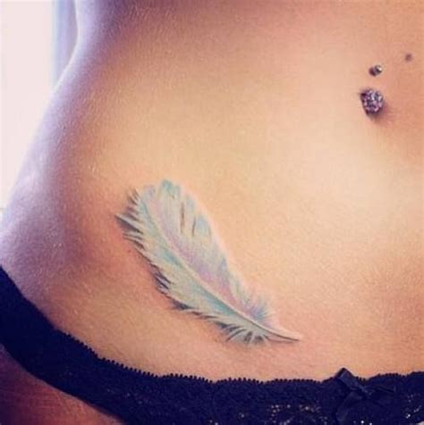 Bird feathers tattoo on neck. Breathtaking Feather Tattoo Designs to Get Inspried ...