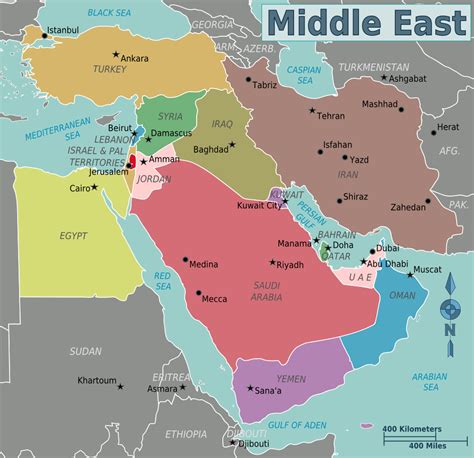 Filemap Of Middle Eastpng