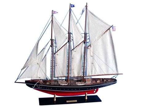 Atlantic Schooner Scaled Wooden Model Ship Model Sailing Ships Sailing
