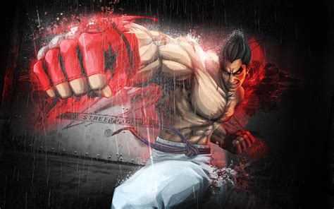 Infuriated that heihachi once again ruined his. Kazuya Wallpaper Tekken Games #14037 Wallpaper | WallDiskPaper