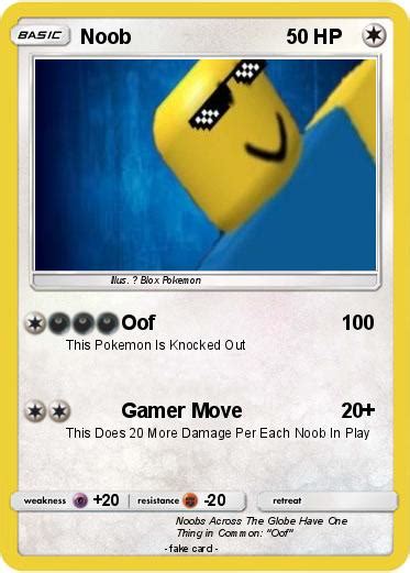 Pokémon Noob 1371 1371 Oof My Pokemon Card
