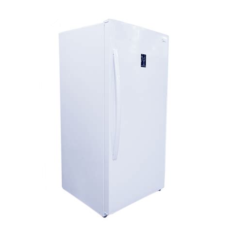 Midea Cu Ft Upright Freezer Dual Function White Mfun A Noabrw