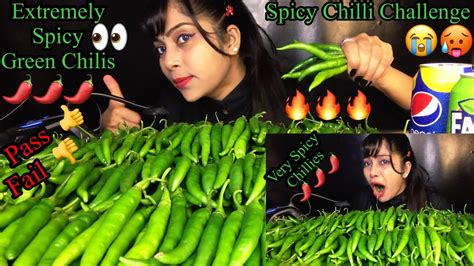 Spicy Chilli Challenge Spicy Asmr Mukbang Video Chilli Challenge