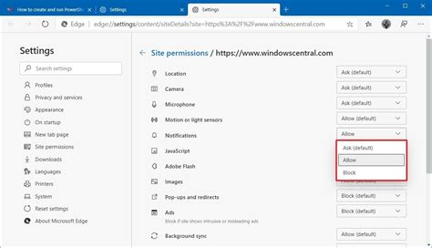 How To Manage Site Permissions On The New Microsoft Edge Windows Central