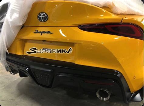 2020 Toyota Supra Rear End Photo Leaked Weeks Before Detroit Reveal