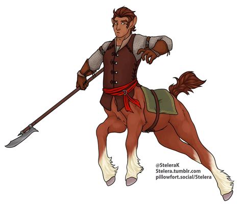 Stelera On Twitter My Centaur Character Clyde From One Of The Dnd