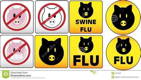 Is it possible to prevent h3n2v infections? Swine Flu Signs stock vector. Illustration of forbidden ...