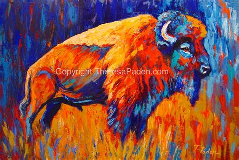 Wildlife Art Of The West Wildlife Art Contemporary Buffalo Painting