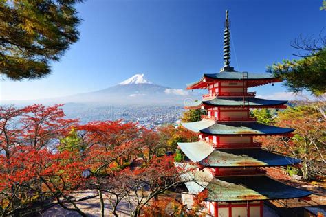 Mt Fuji In Autumn Stock Image Image Of Seasonal Autumn 32630615