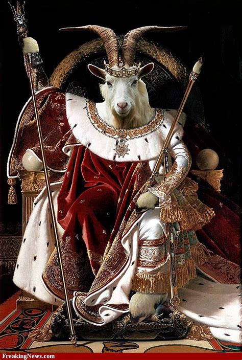 Goat King Custom Pet Portraits Pet Portraits Celtic Gods