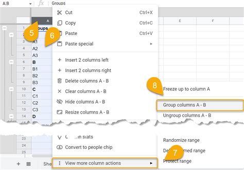 How To Group Rows And Columns In Google Sheets Spreadsheet Daddy