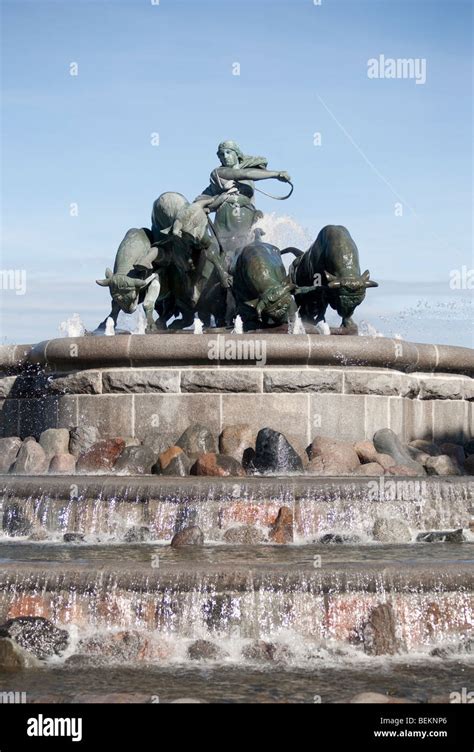 The Gefion Fountain Copenhagen Denmark Scandinavia Stock Photo Alamy