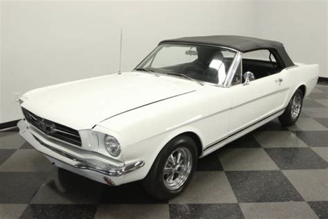 1965 Ford Mustang Convertible 45391 Miles Wimbledon White Convertible