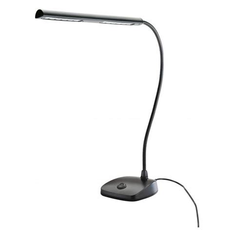 Black with satin nickel led vertical upright. K&M - black led piano lamp - Lampada per pianoforte ...
