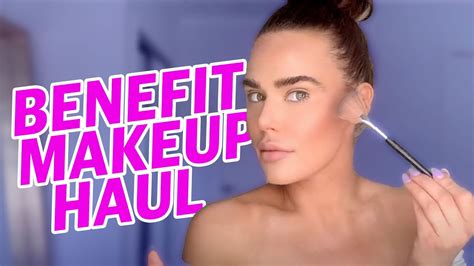 Benefit Makeup Try On Haul Lana Wwe Cj Perry Youtube