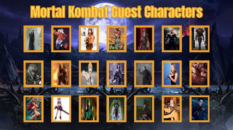My Mortal Kombat Guest Characters By Lightyearpig On Deviantart