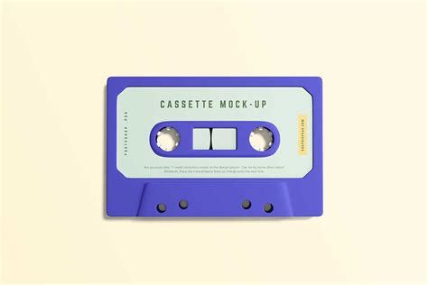 cassette tape box mockup  complete cassette tape mockup  dominik schneider  dribbble