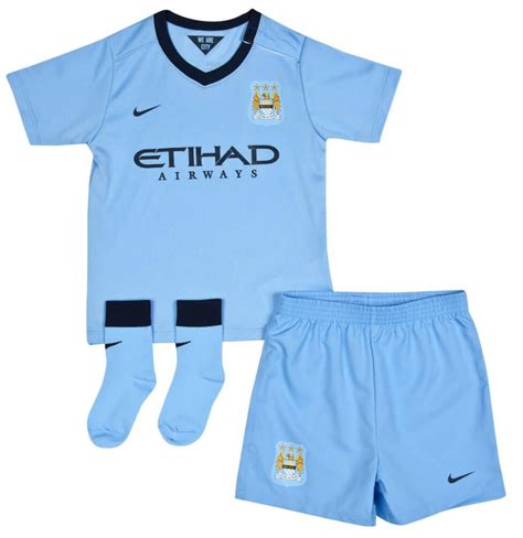 Manchester City Baby Infant Home Kit 2014 2015 Soccer Box