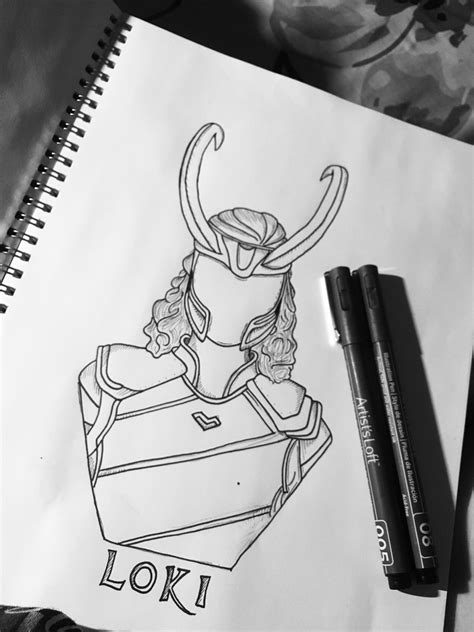 Loki Drawing 💕 Desenhos Da Marvel Desenho A Lápis Inspiração