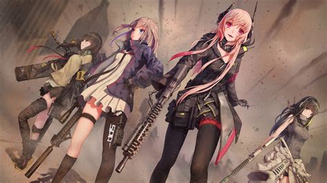 Anime Girls Frontline Guns Rifles 4k 6 Wallpaper