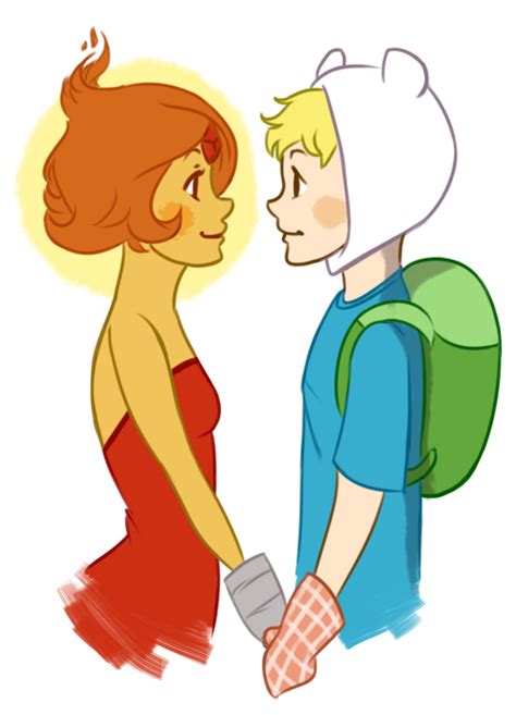 Finn And Flame Princess By Cookiekhaleesi On Deviantart Flame Princess Adventure Time