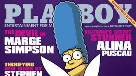 Playboy S Latest Centrefold Is Marge Simpson