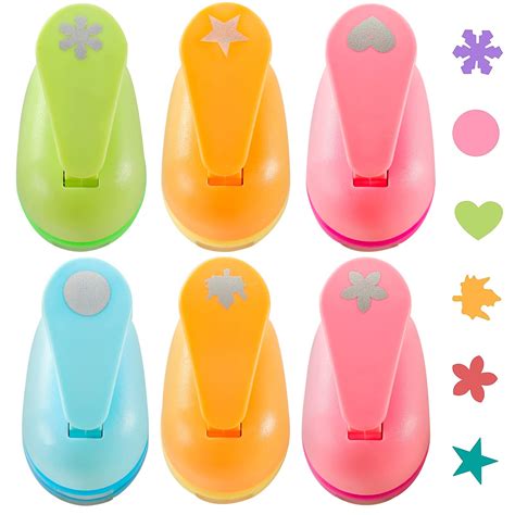 Buy Loveinusa Punch Craft Set 6pcs Hole Punch Shapes Hole Puncher For