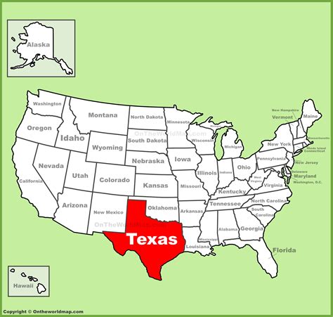 Texas Usa Map My Blog