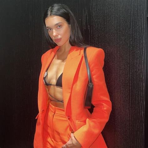 Dua Lipa Wears A Jacket On An Almost Naked Body 3 Photos The Fappening