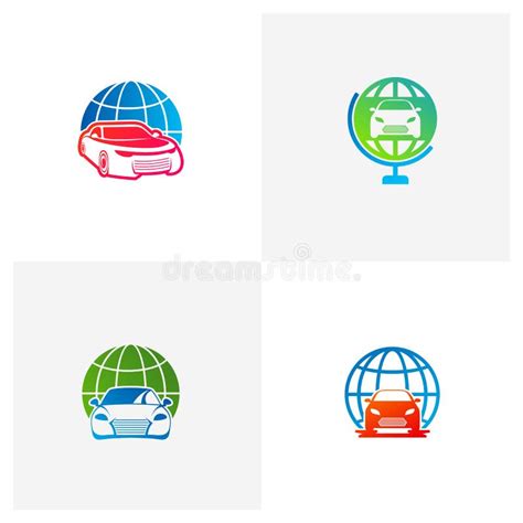 Set Of World Car Logo Vector Template Creative Car Logo Design