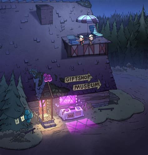 Mystery Shack Gallery Gravity Falls Town Gravity Falls Art Gravity Falls