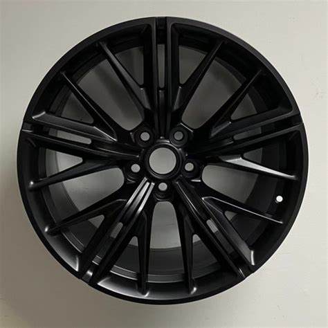 20 Fits Chevy Camaro Zl1 Style Satin Black Staggered Wheels Set Of 4