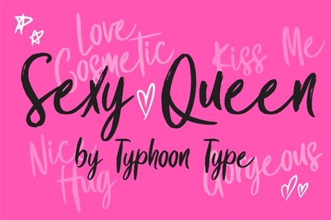 Sexy Queen Font Handwriting Fontplanet