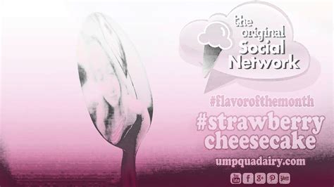 Umpqua Dairy Flavor Of The Month Strawberrry Cheesecake Spot Youtube