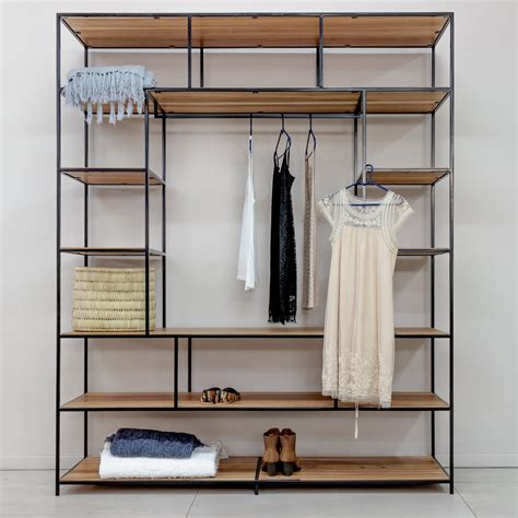 Steel Frame Open Closet Large Eco Furniture Design Top Quality South