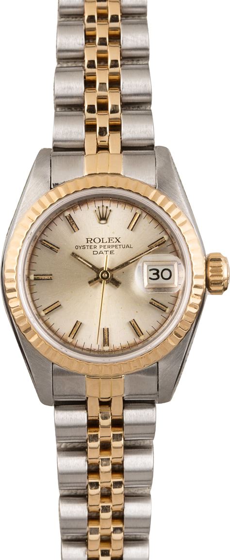 Now that we have a little background to the datejust the datejust 41 wimbledon got its name from the legendary tennis tournament, because of prices for the new rolex datejust 41 range from 6,750 euro (polished steel bezel, on oyster. Used Ladies Rolex Oyster Perpetual DateJust Model 69173 ...