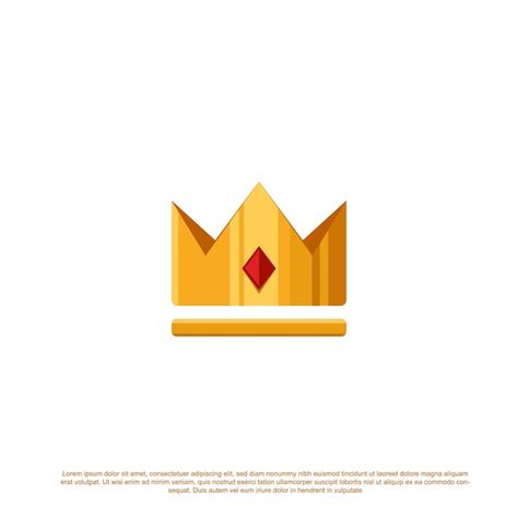 Premium Vector Crown Logo Royal King Queen Abstract Logo Design