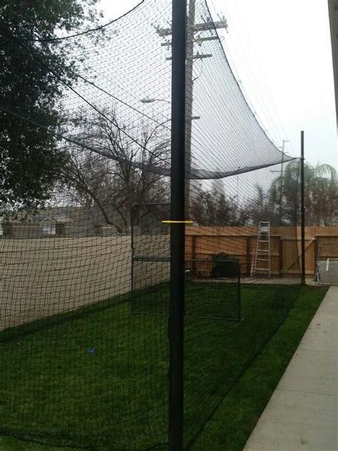 A backyard batting cage is a great way to improve your skills at any time of year, depending on how the perhaps the least expensive way to create a backyard batting cage is to buy a cage kit. Backyard batting cage, #networld #BackyardBaseball # ...