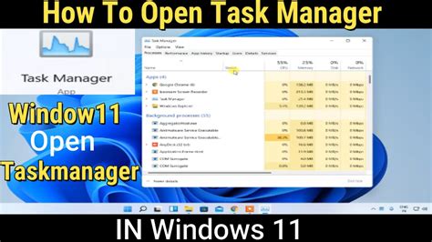 How To Open Task Manager Windows 11 Right Click Taskbar Not Showing
