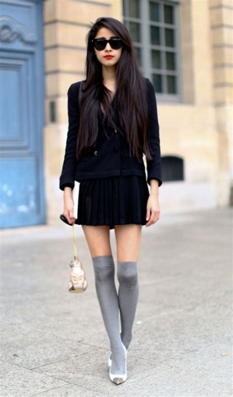 30 Knee High Socks Outfits For Fall 2017