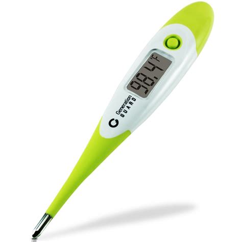 clinical digital thermometer best to read and monitor fever temperature in 15 seconds