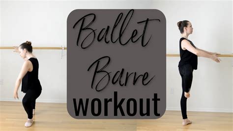Simple Ballet Barre Workout Begint Level The Whole Pointe Youtube