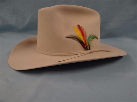 Stetson 4x Beaver Cowboy Hat Size 7 18 Silver Belly