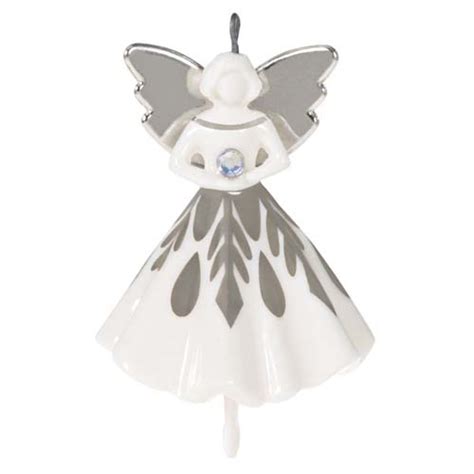 2021 Snowflake Angel Miniature Qxm8385 Hallmark Ornaments Com