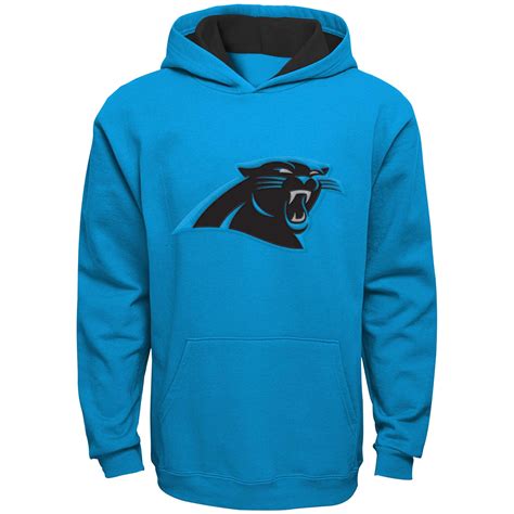 Carolina Panthers Youth Blue Fan Gear Prime Pullover Hoodie