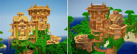 Minecraft Jungle Treehouse By Trinapple On Deviantart