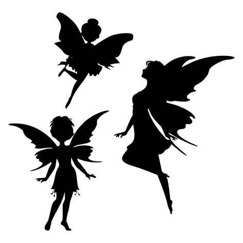10 Best Printable Fairy Silhouette Pdf For Free At Printablee