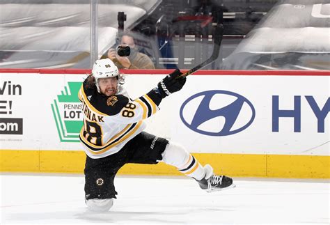 Boston Bruins David Pastrnak Puts The P In Perfection Line With